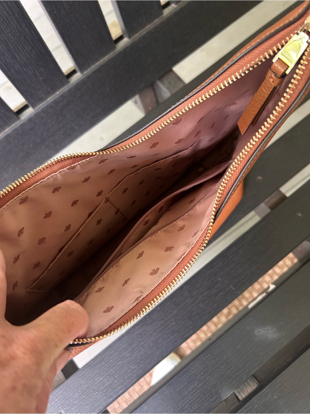 kate spade Brown Pebbled Leather Shoulder Hobo - Picture 6 of 6